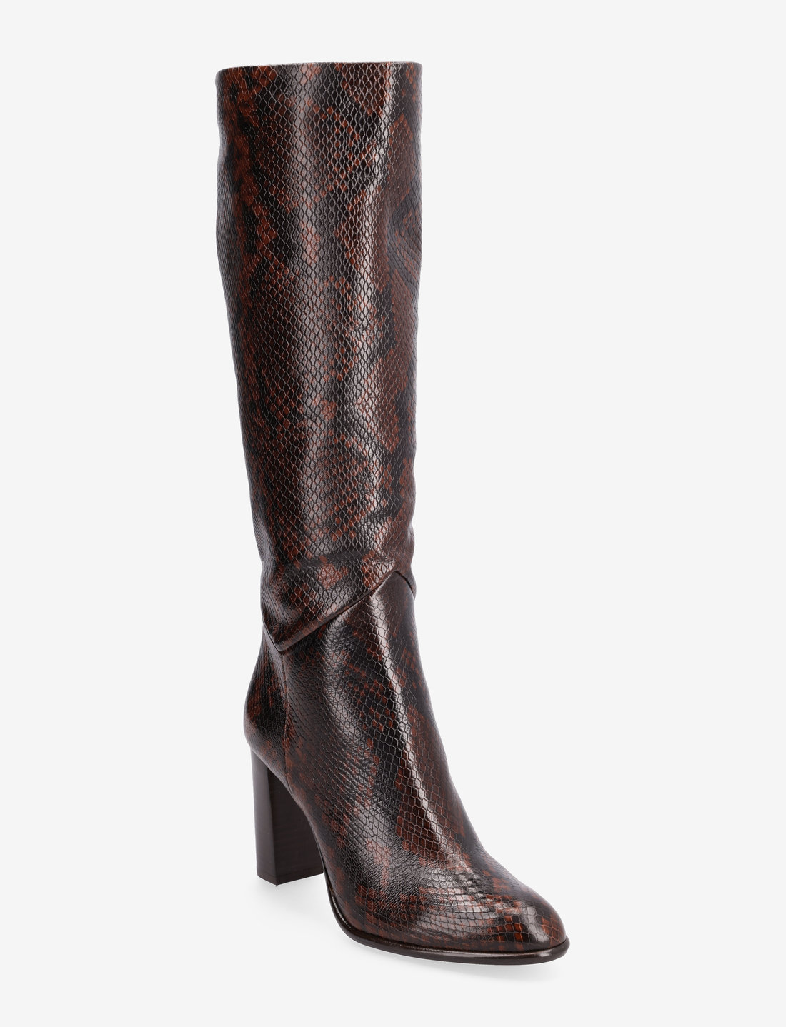 ba sh Bottes Cuir Effet Serpent Ciry Long boots Boozt