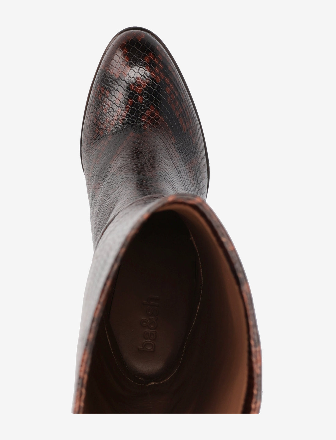 ba sh Bottes Cuir Effet Serpent Ciry Long boots Boozt