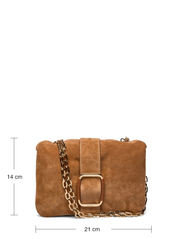ba&sh - S TEDDY PUFFED BAG SUEDE - party wear at outlet prices - cognac - 5