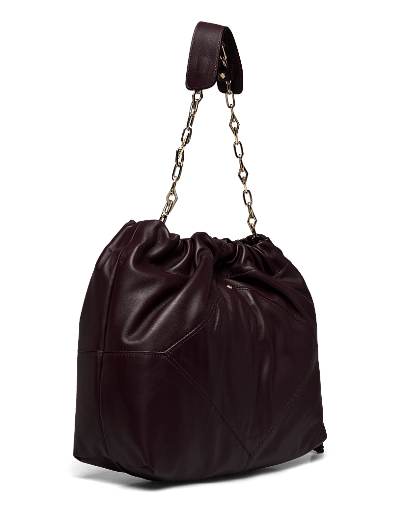 ba&sh - BAG M NAPPA JUNE TOTE - top handle - bordeaux - 2