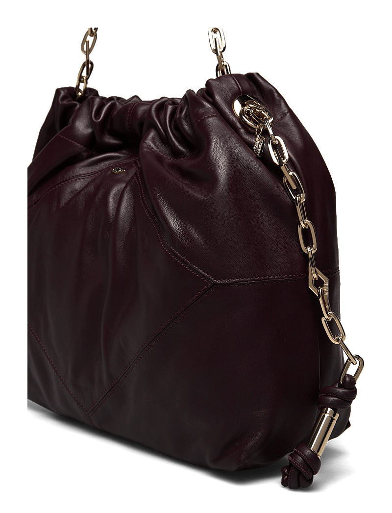 ba&sh - BAG M NAPPA JUNE TOTE - top handle - bordeaux - 3