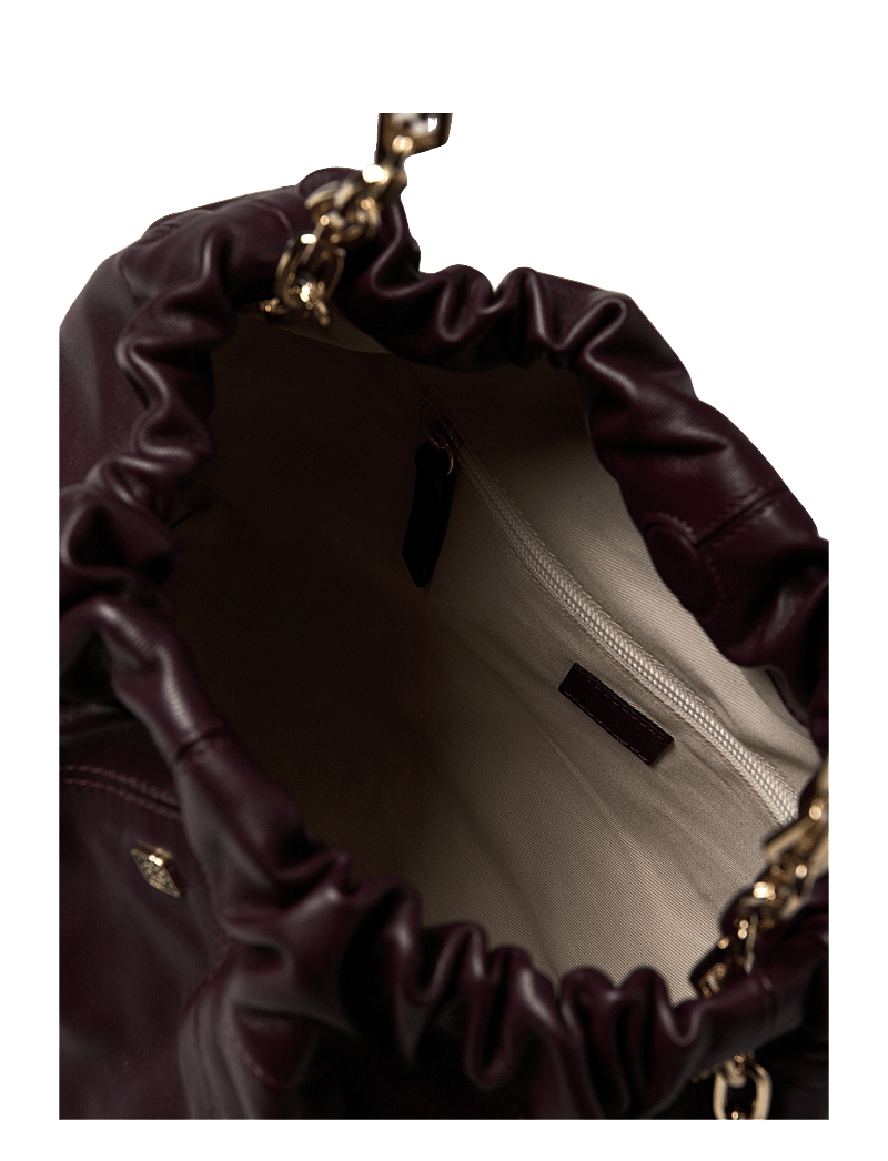 ba&sh - BAG M NAPPA JUNE TOTE - top handle - bordeaux - 4