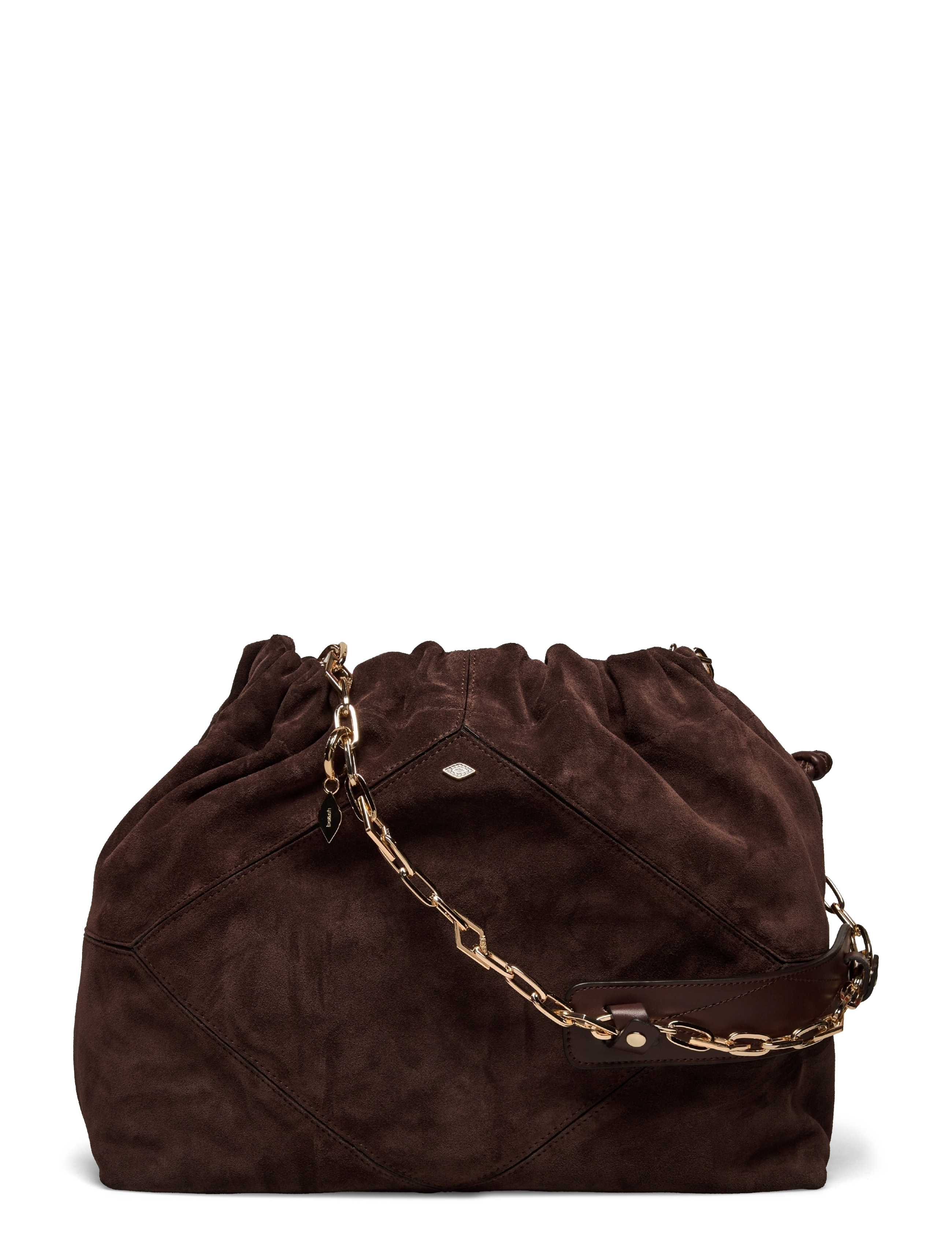 ba&sh Bag M Suede June Tote, One Size, Bags, Braun - Bucket Bag, Frauen