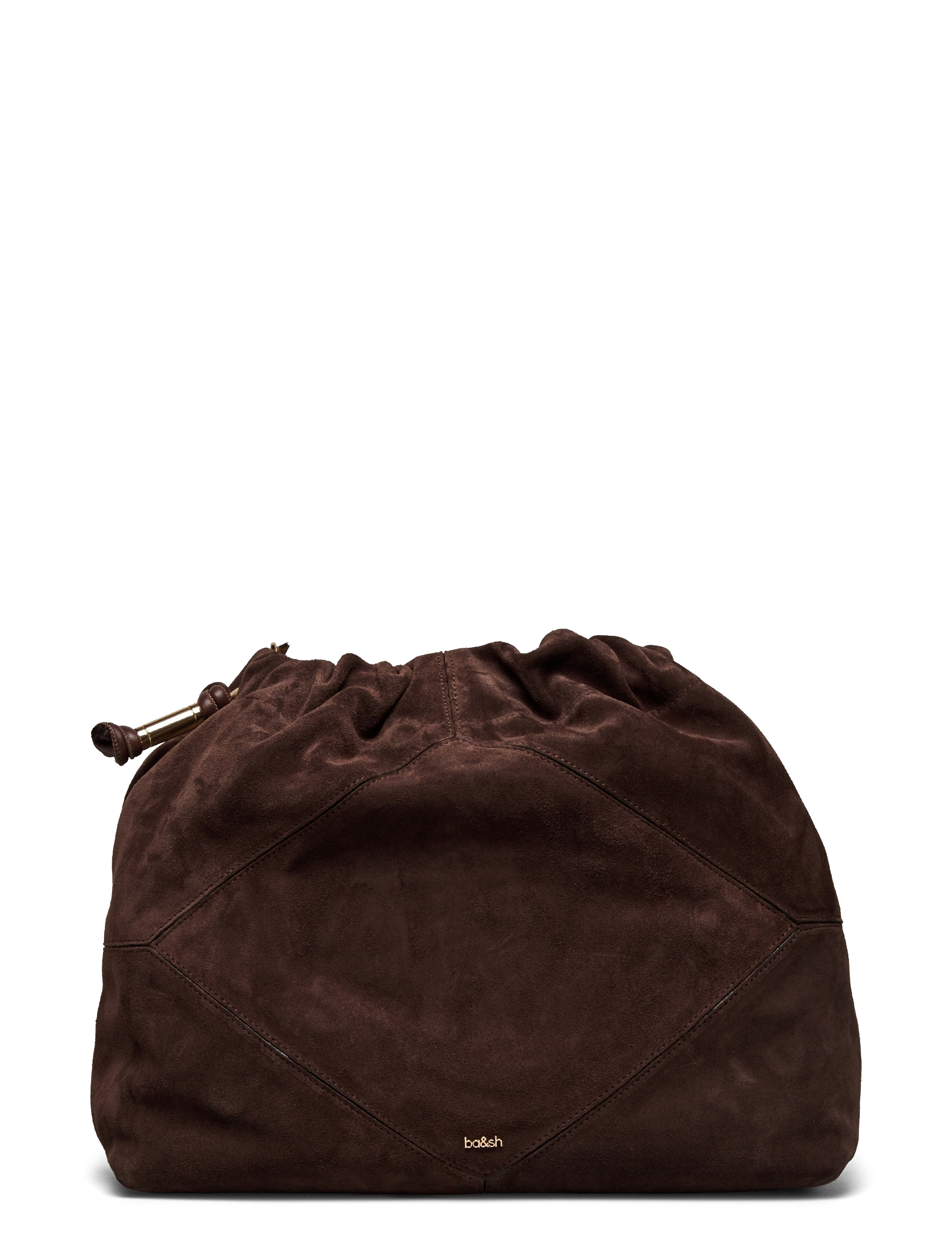 ba&sh - SAC M SUEDE JUNE TOTE - muotitrendit - choco - 2