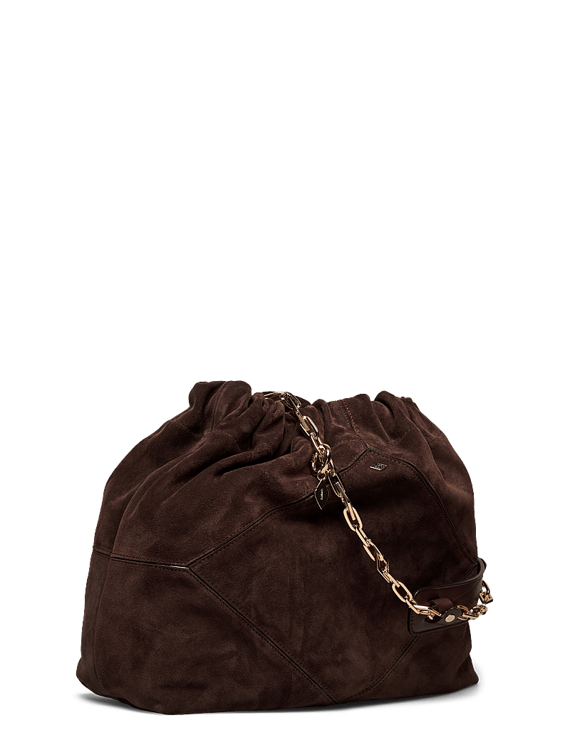 ba&sh - SAC M SUEDE JUNE TOTE - shoulder bags - choco - 2