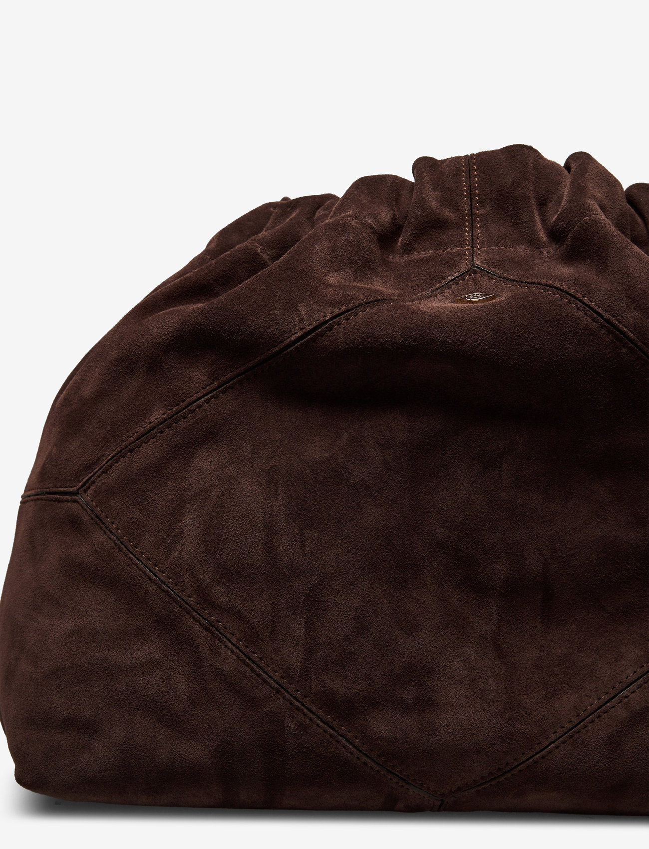 ba&sh - SAC M SUEDE JUNE TOTE - shoulder bags - choco - 3