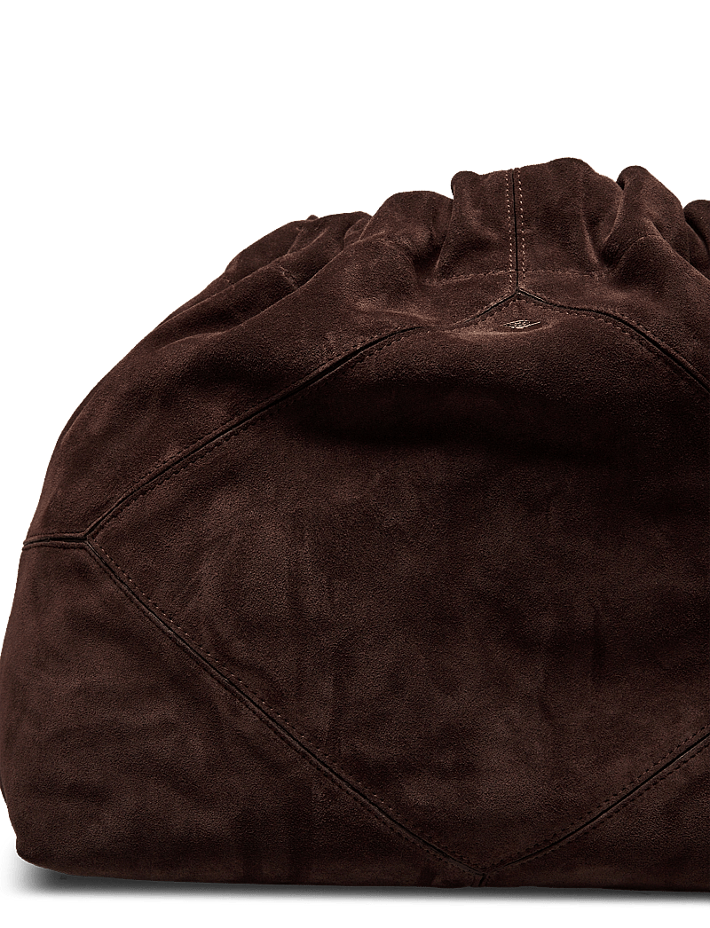 ba&sh - SAC M SUEDE JUNE TOTE - shoulder bags - choco - 3