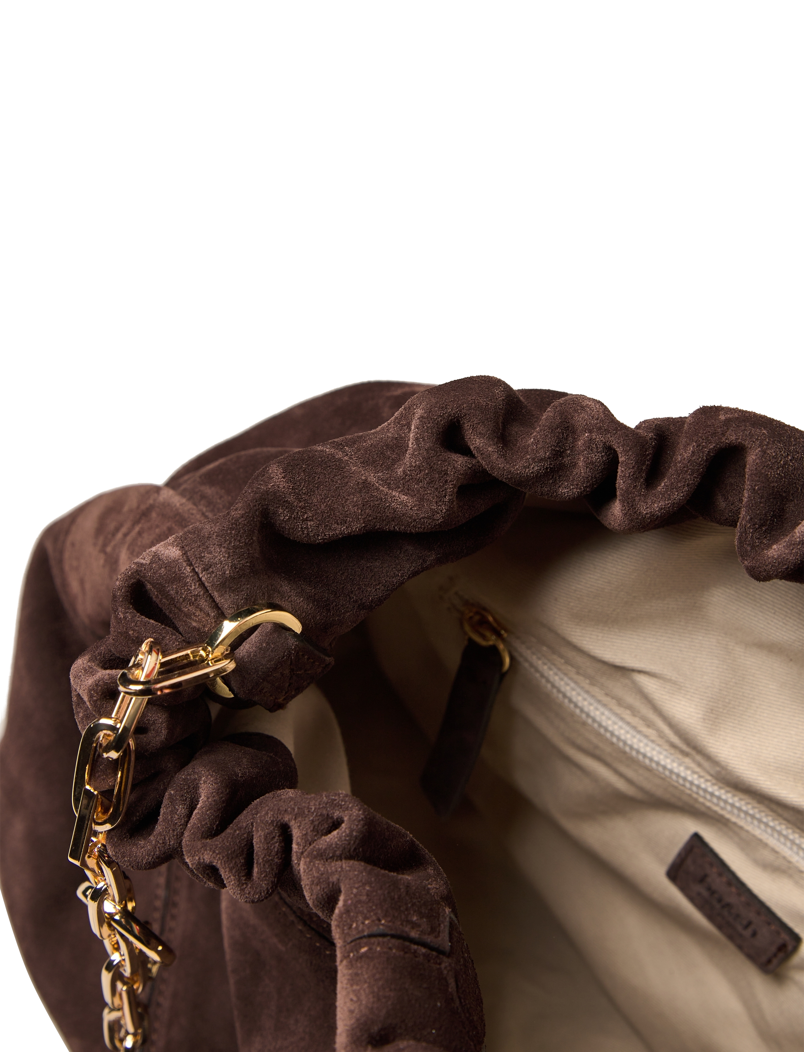 ba&sh - SAC M SUEDE JUNE TOTE - muotitrendit - choco - 5