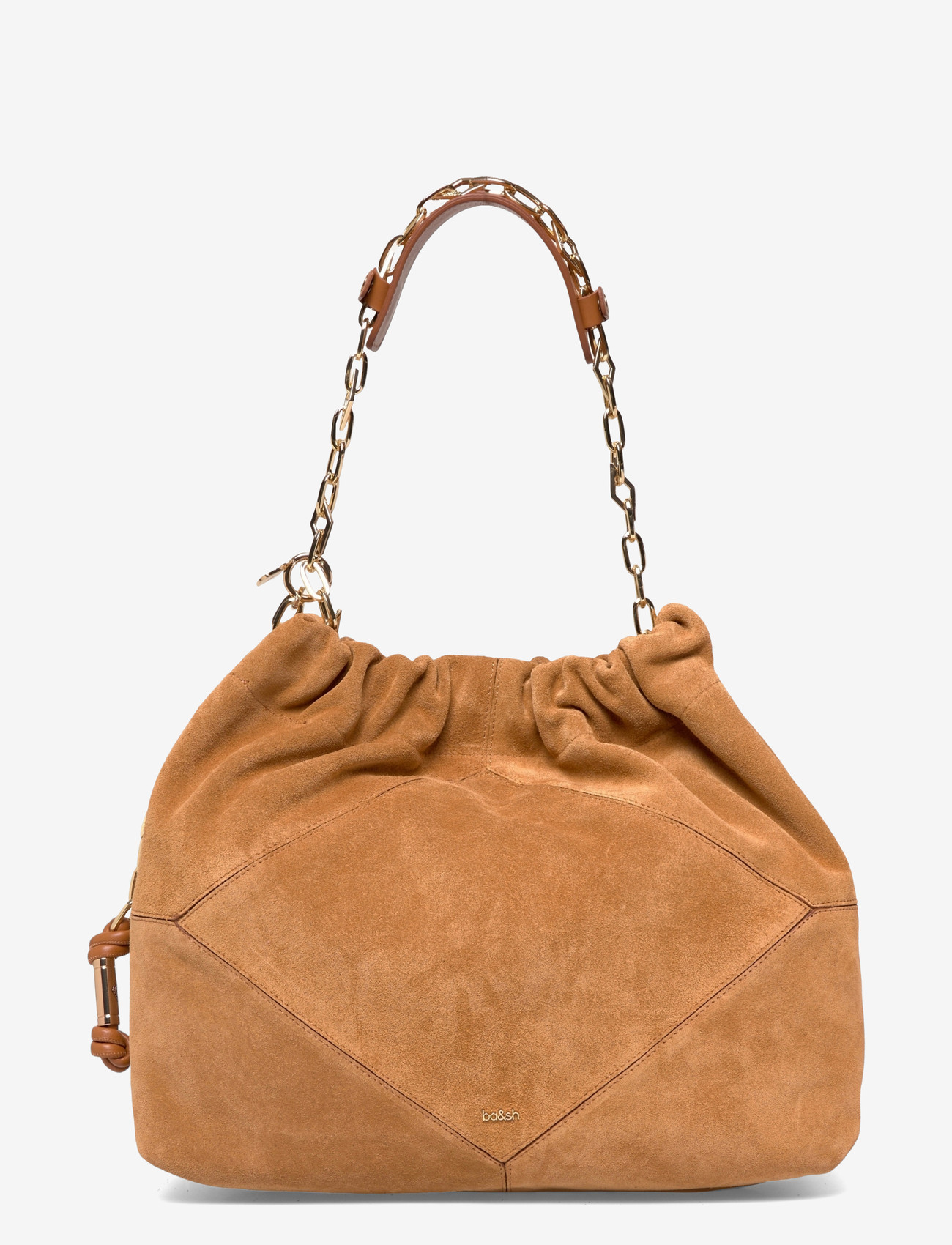 ba&sh - BAG M SUEDE JUNE TOTE - særlige begivenheder - cognac - 1