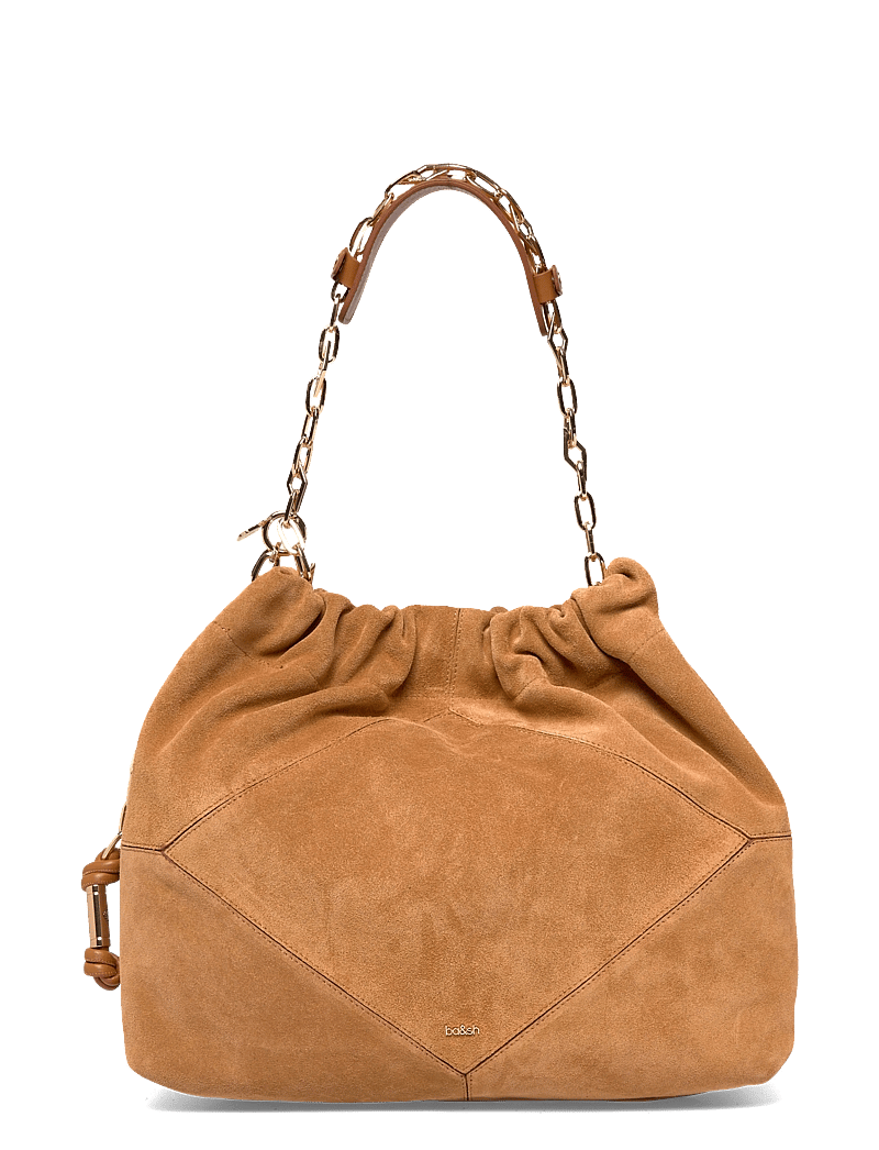 ba&sh - BAG M SUEDE JUNE TOTE - speciella tillfällen - cognac - 1