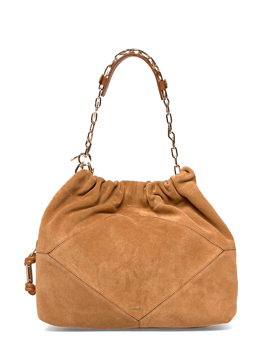ba&sh - SAC M SUEDE JUNE TOTE - shoulder bags - cognac - 2