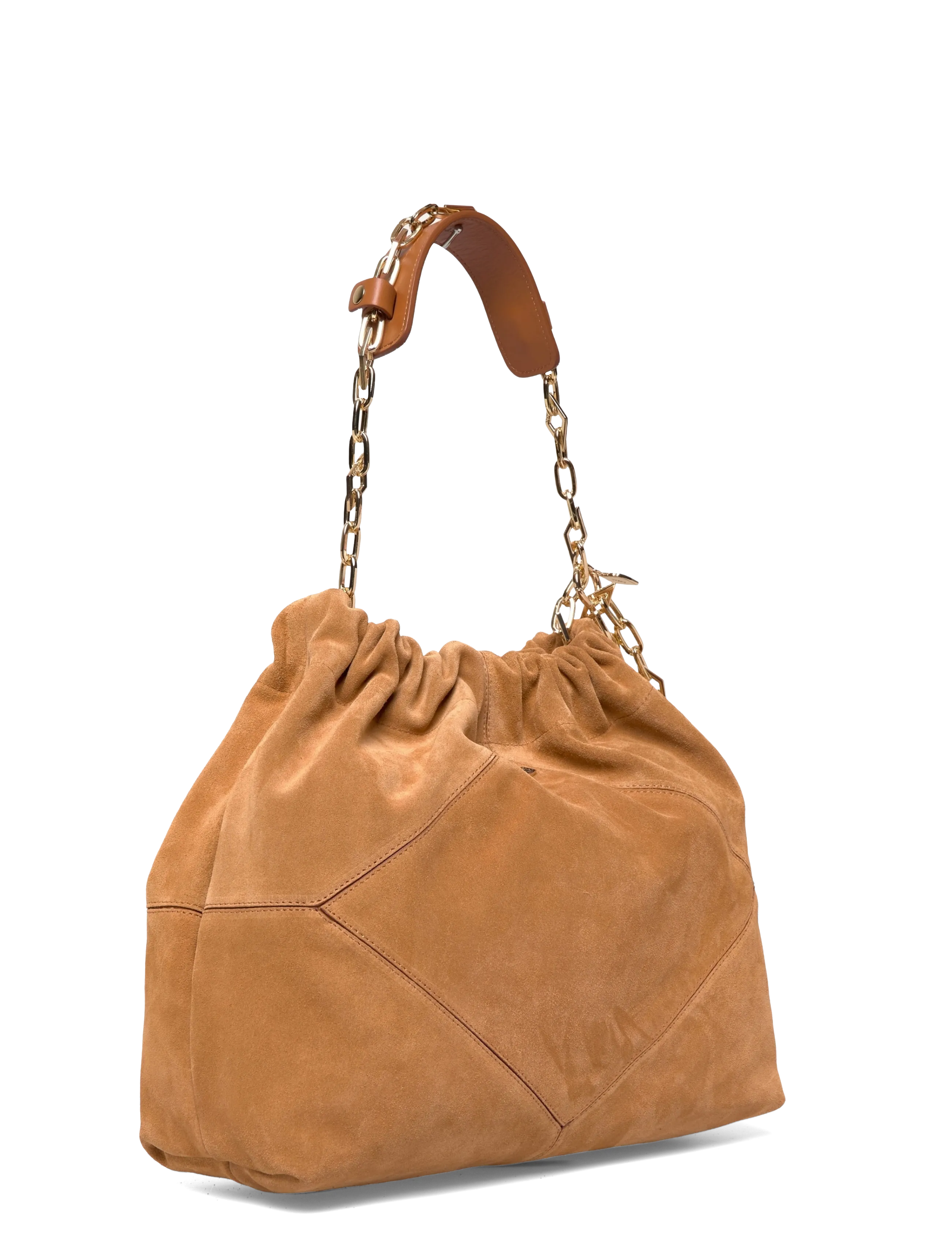 ba&sh - SAC M SUEDE JUNE TOTE - shoulder bags - cognac - 3
