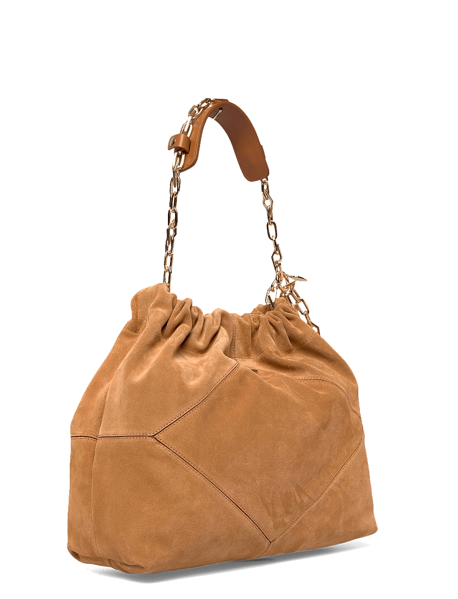 ba&sh - SAC M SUEDE JUNE TOTE - shoulder bags - cognac - 3