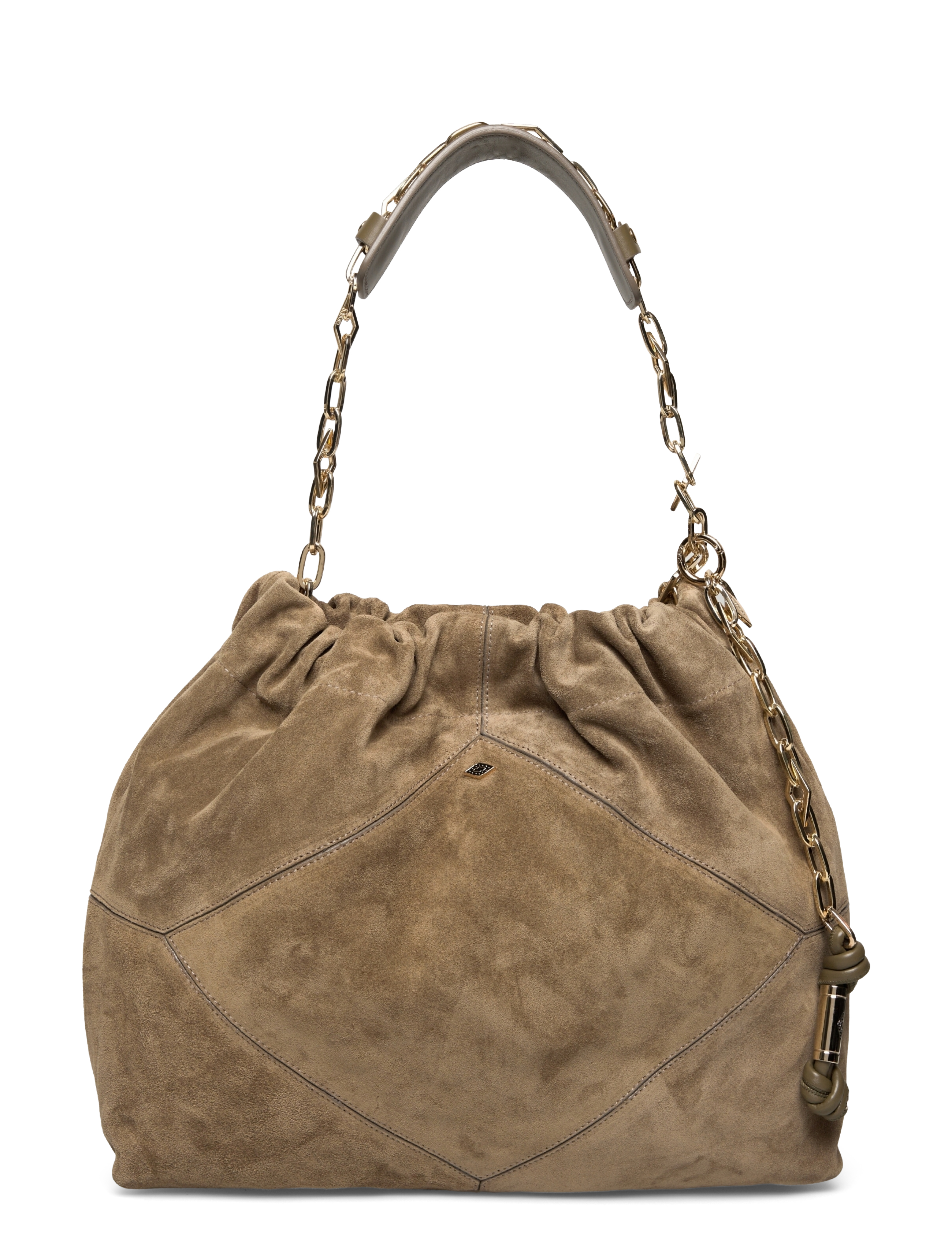 ba&sh Bag M Suede June Tote, One Size, Bags, Beige - Bucket Bag, Frauen