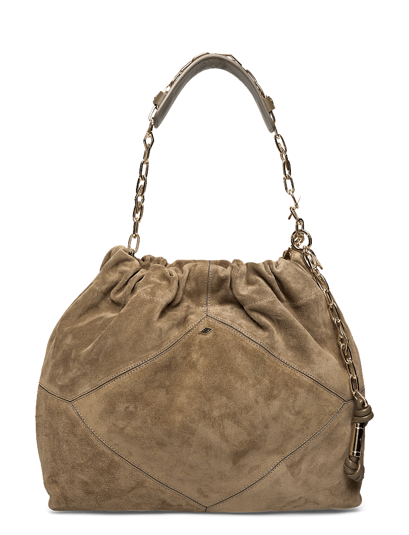 ba&sh - BAG M SUEDE JUNE TOTE - erilised sündmused - kaki - 0