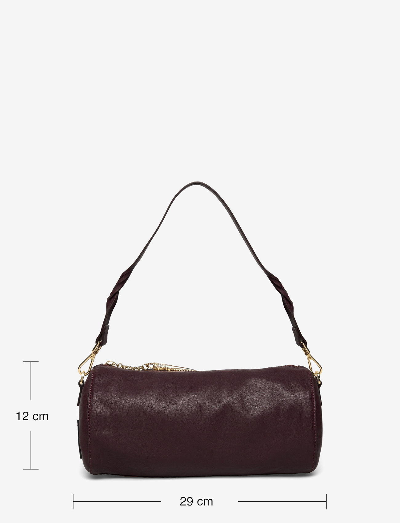 ba&sh - BAG M NAPPA BENI - special occasions - bordeaux - 4