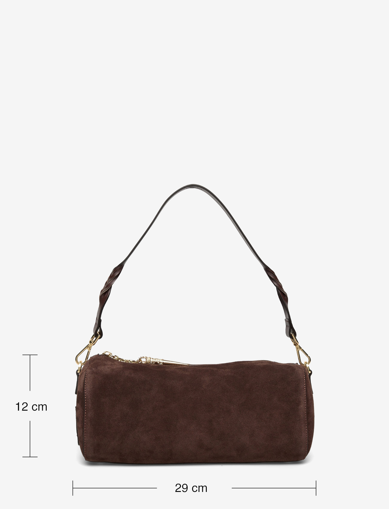 ba&sh - BAG M SUEDE BENI - choco - 3