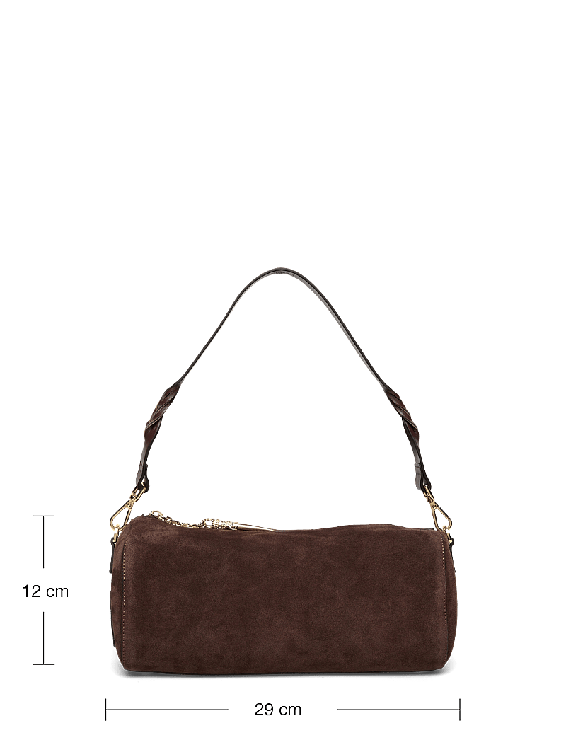 ba&sh - BAG M SUEDE BENI - torby na ramię - choco - 3