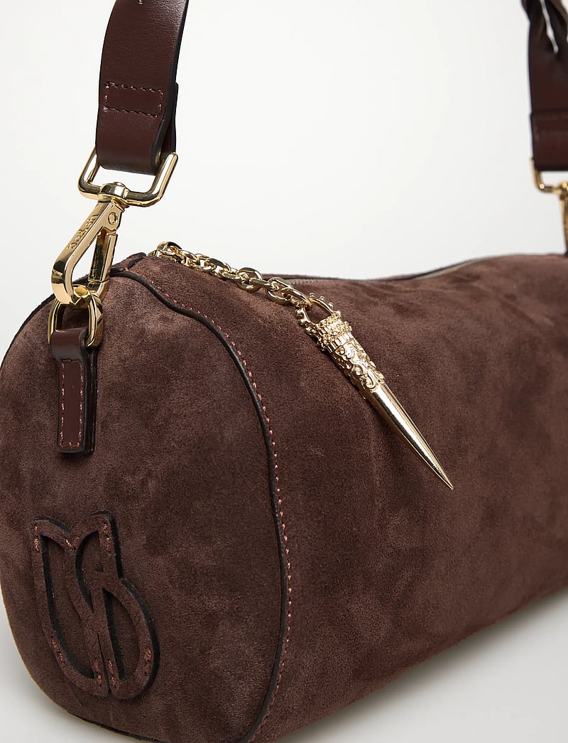 ba&sh - BAG M SUEDE BENI - torby na ramię - choco - 4