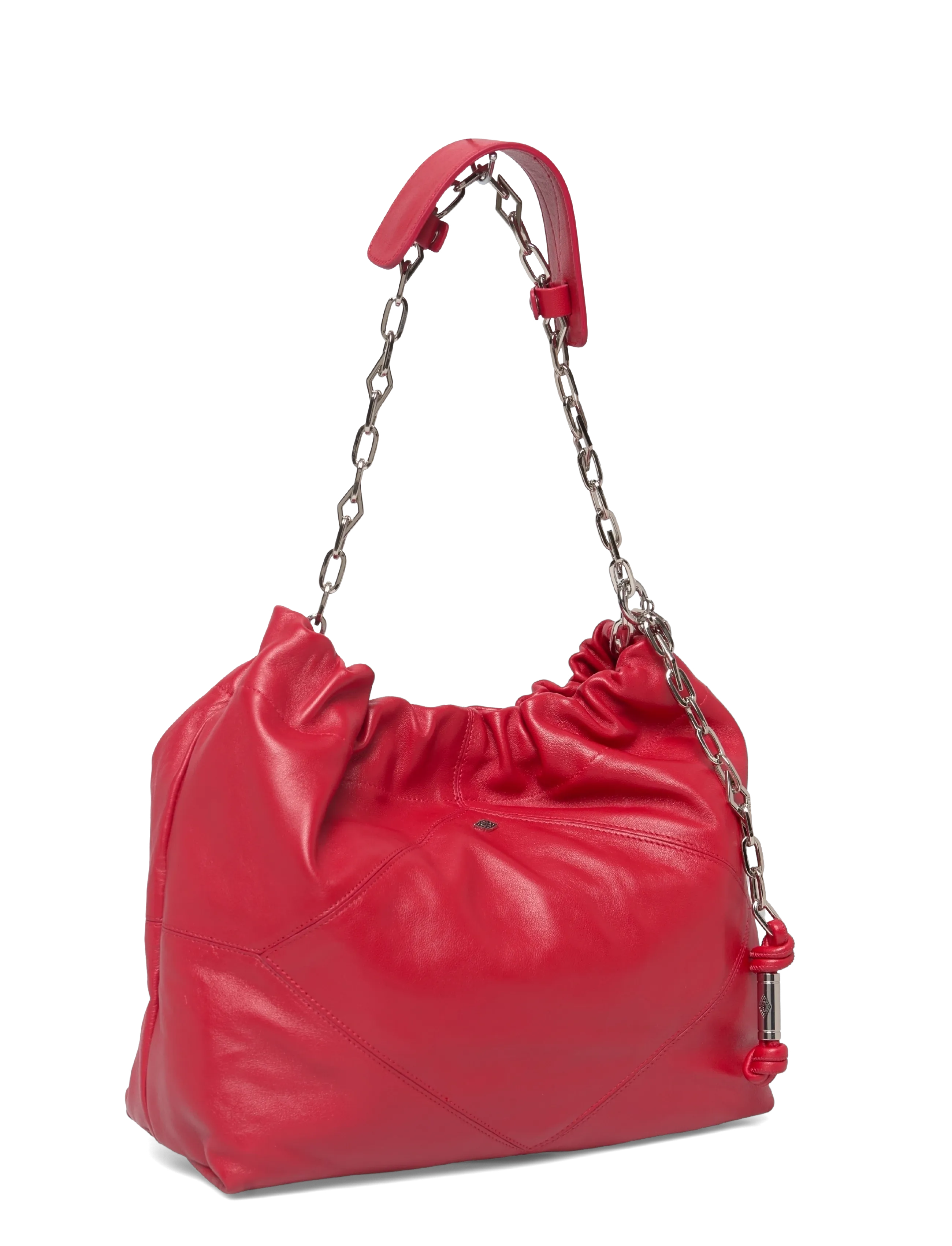 ba&sh - SAC M NAPPA JUNE TOTE - kotid - red - 3