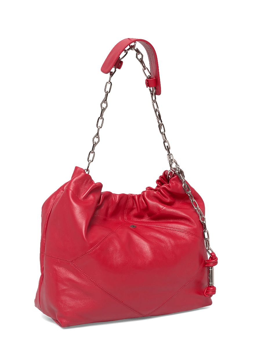 ba&sh - SAC M NAPPA JUNE TOTE - kotid - red - 3