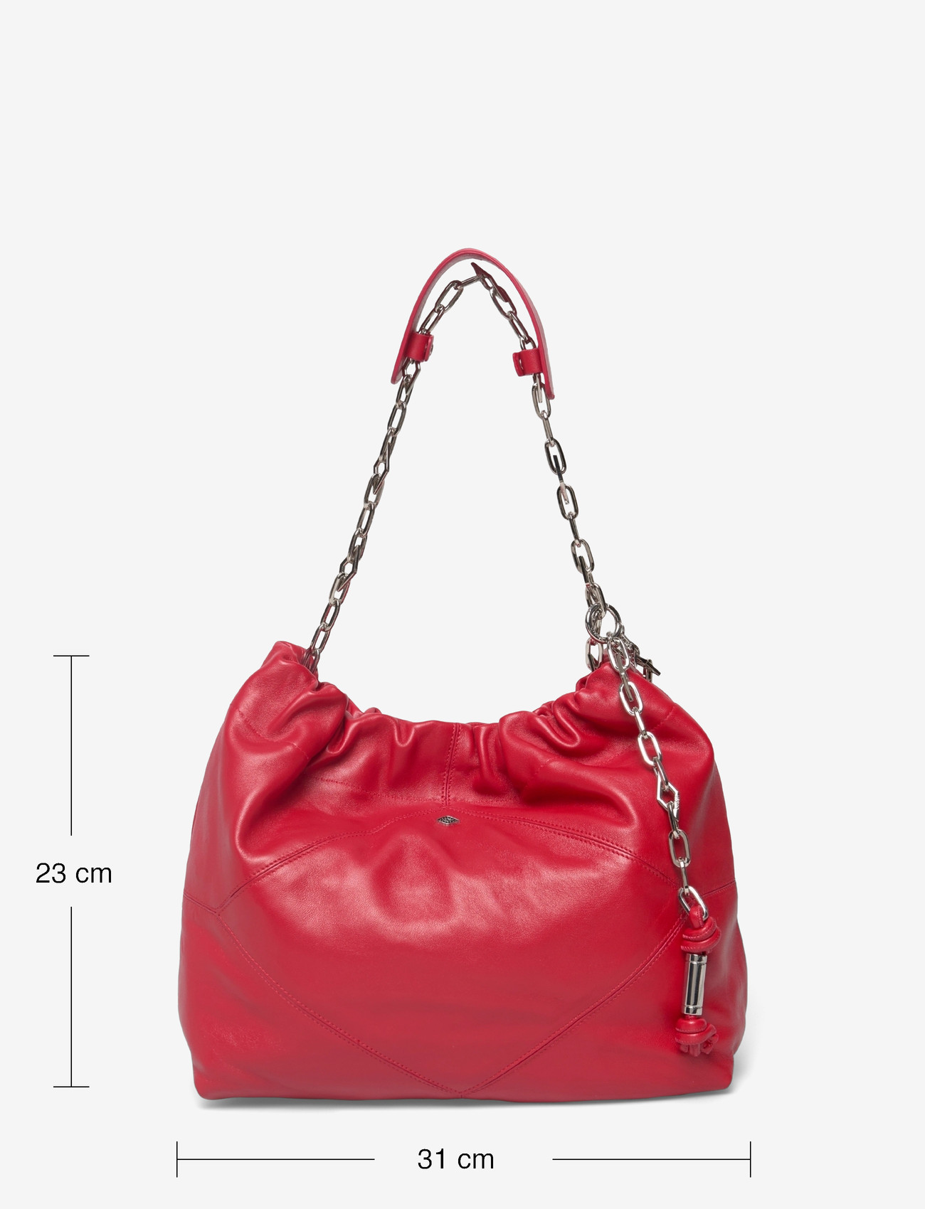 ba&sh - SAC M NAPPA JUNE TOTE - erilised sündmused - red - 3
