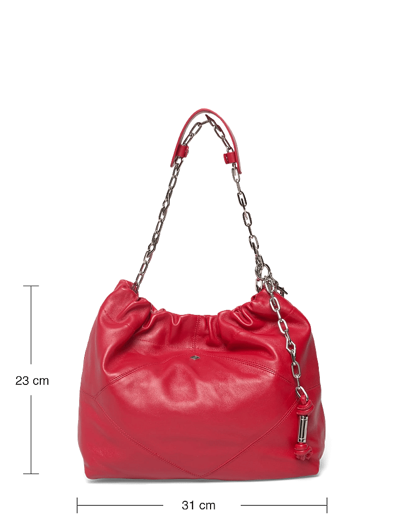 ba&sh - SAC M NAPPA JUNE TOTE - tasker - red - 4