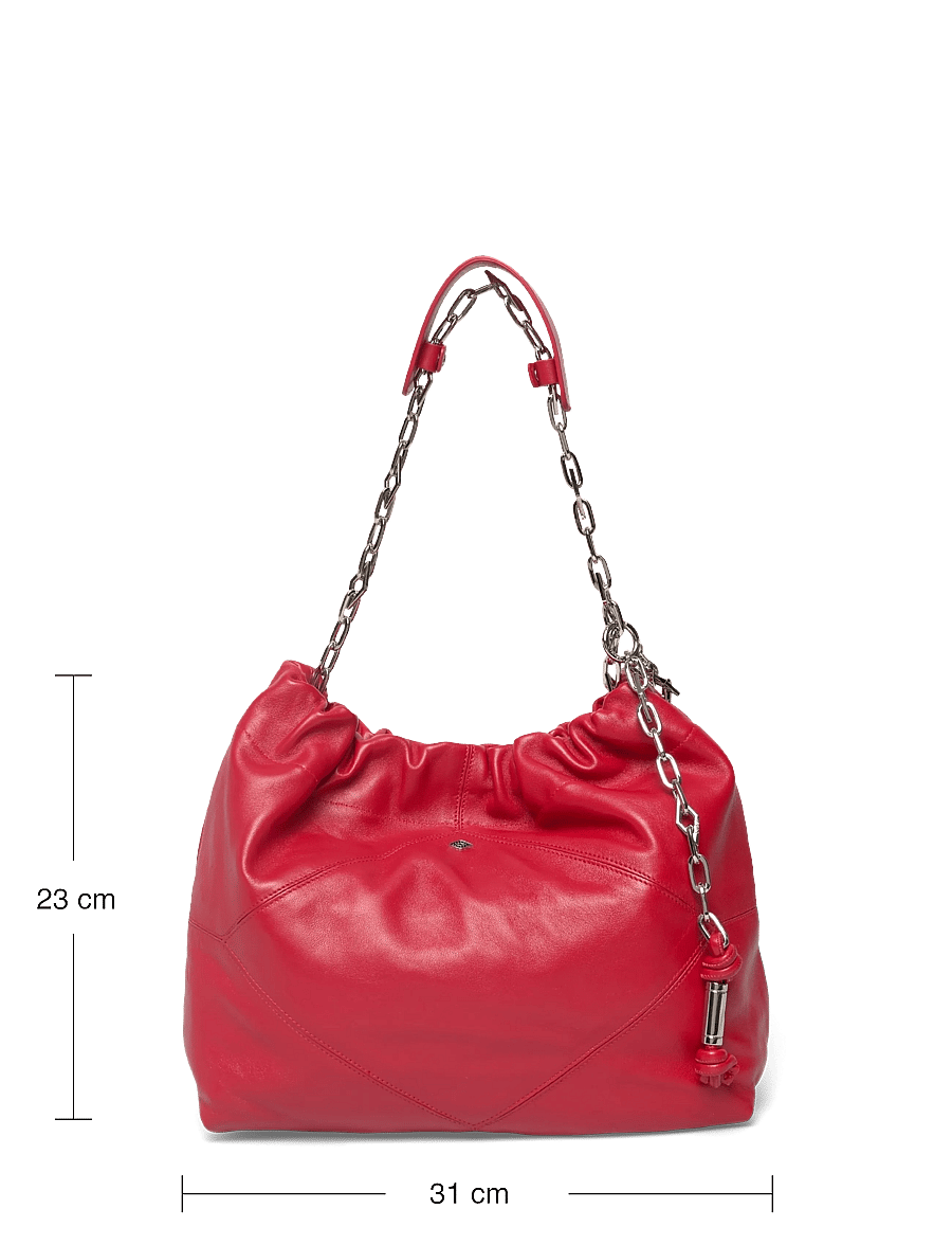 ba&sh - SAC M NAPPA JUNE TOTE - kotid - red - 4