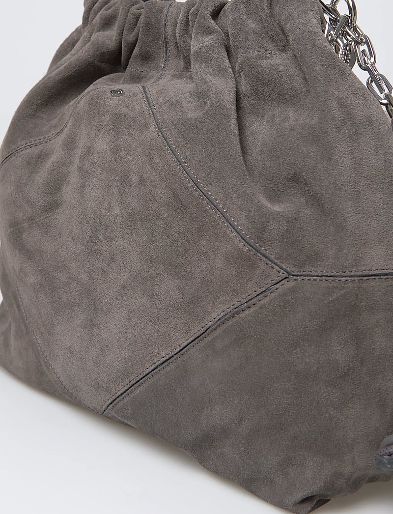 ba&sh - BAG M SUEDE JUNE TOTE - tote-stiilis kotid - darkgrey - 4