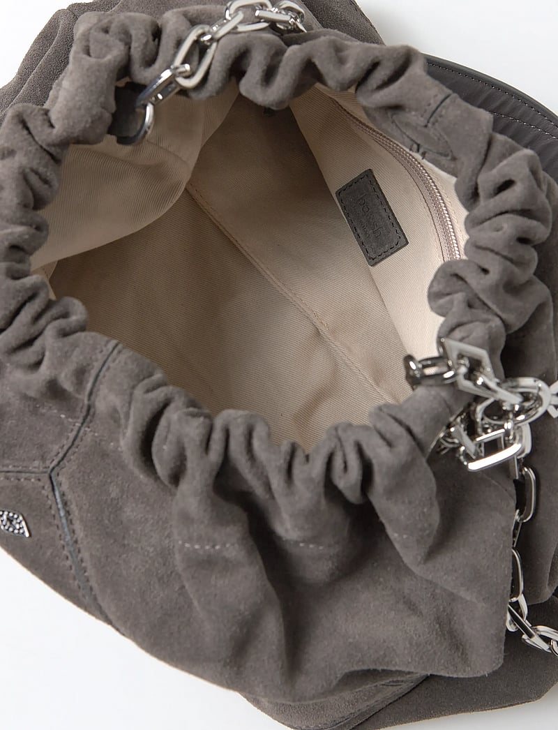 ba&sh - BAG M SUEDE JUNE TOTE - tote-stiilis kotid - darkgrey - 5