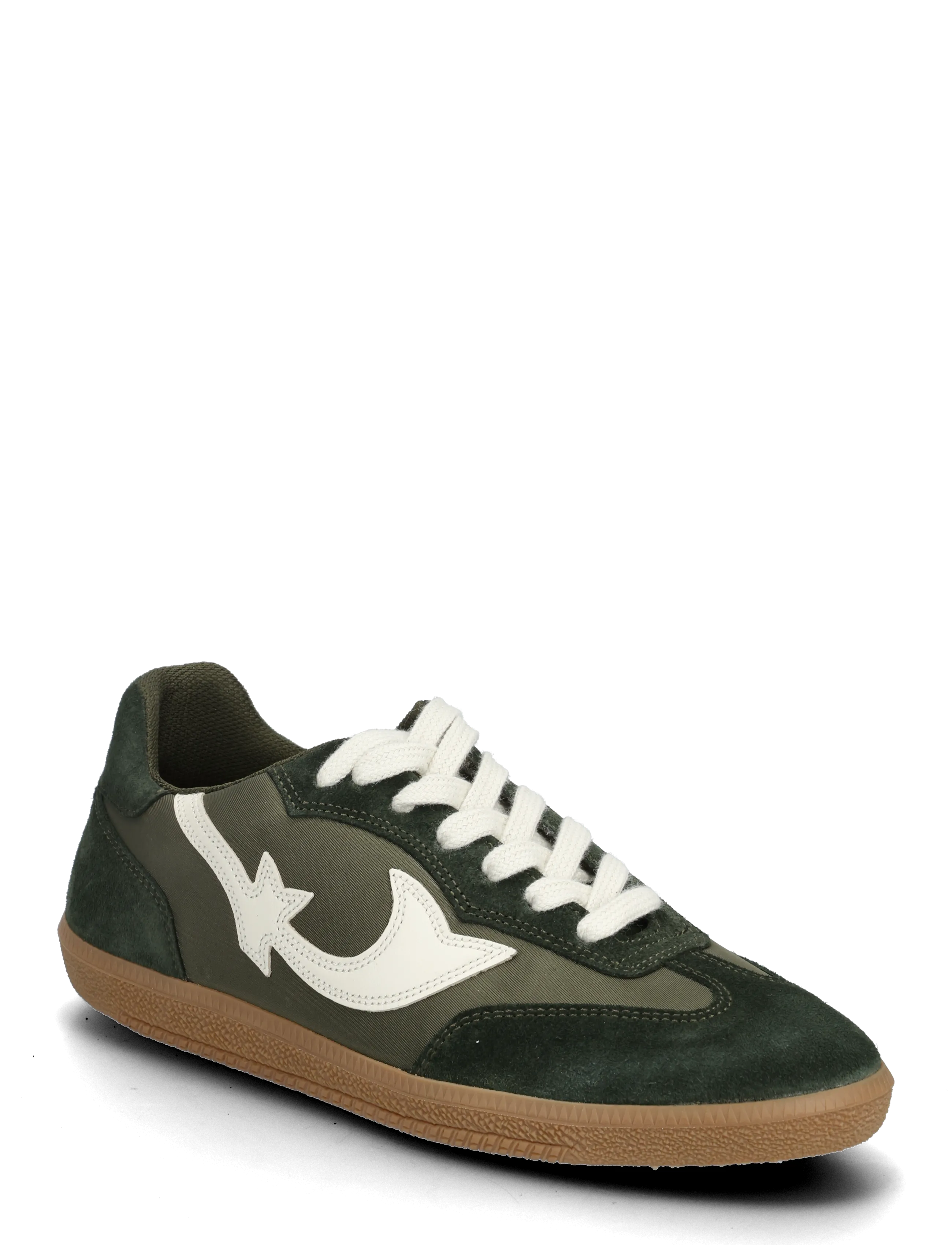 ba&sh CREW SNEAKERS - Transitional Layering - GREEN / green