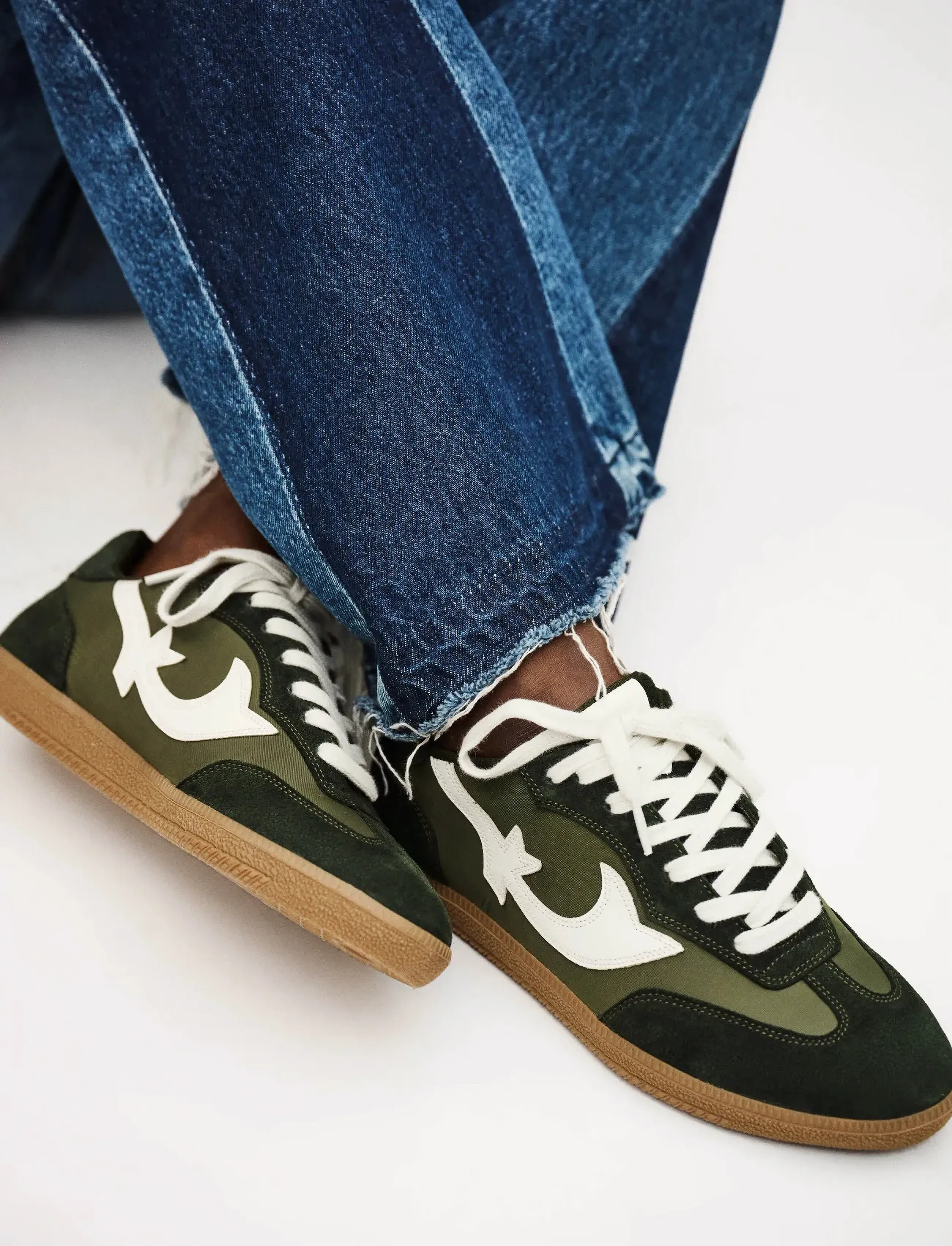 ba&sh Crew Sneakers, 36, Grün - Low-top Frauen