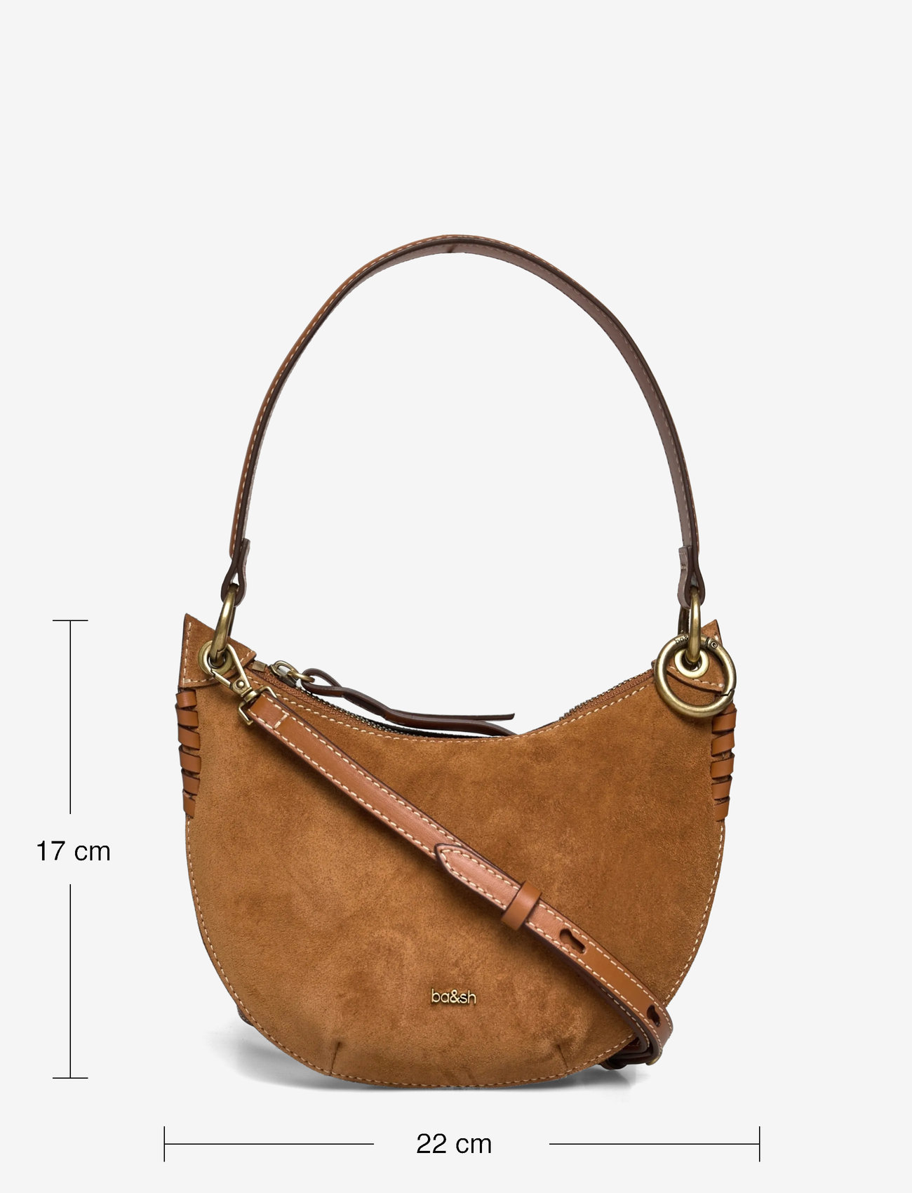 ba&sh - BAG T SUEDE SWING - cognac - 3