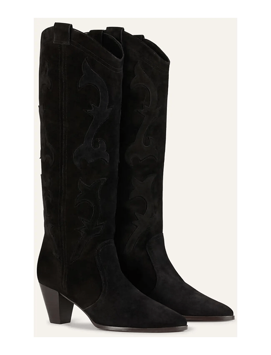 ba&sh - HIGH CASEY BOOTS - cowboy boots - black - 1