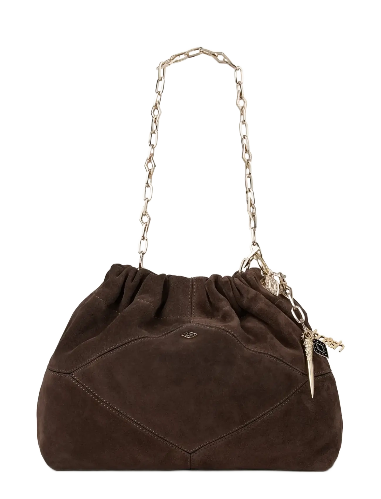 ba&sh - SAC S SUEDE MINI JUNE TOTE - choco - 2