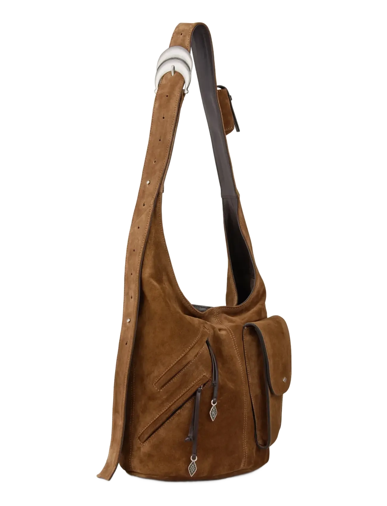ba&sh - SAC L SUEDE MULTIPOCKETS YOUYOU - brown - 2