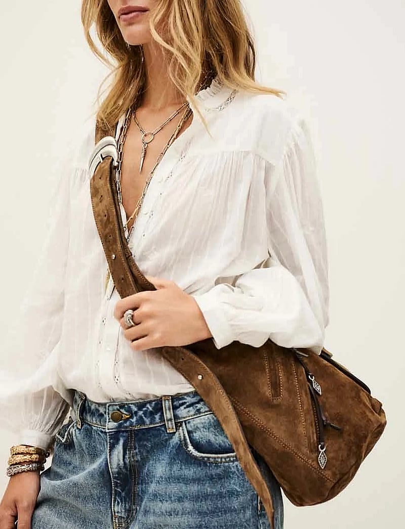 ba&sh - SAC L SUEDE MULTIPOCKETS YOUYOU - väskor - brown - 3