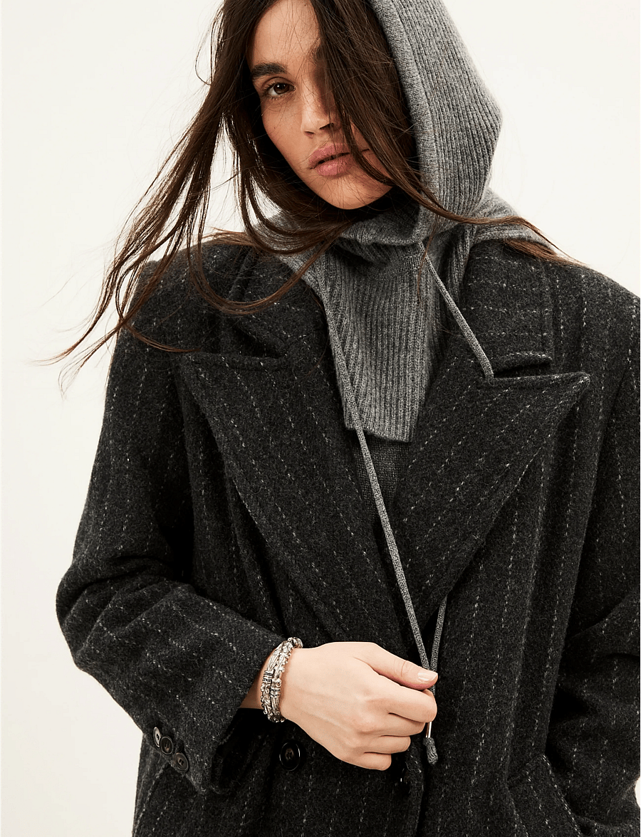 ba&sh - HOOD CADETTO - grey - 0