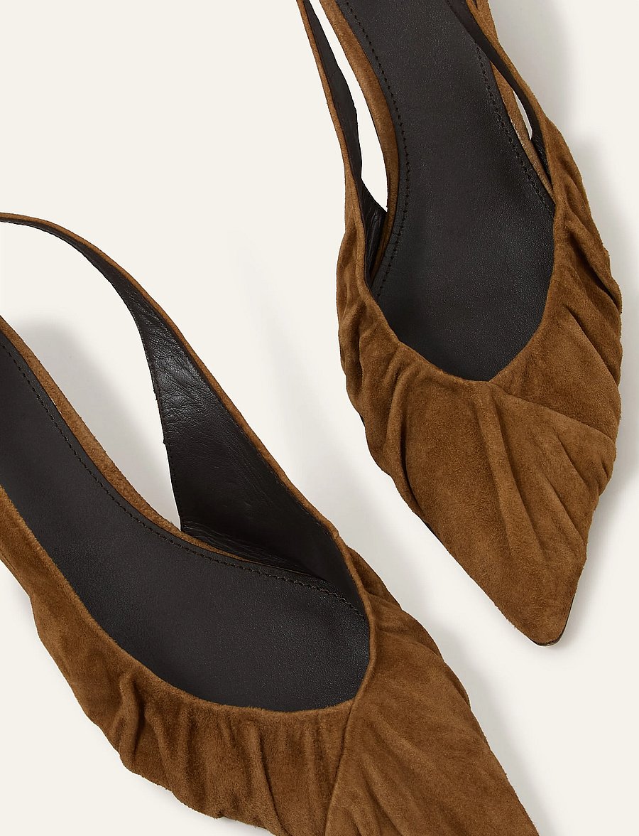 ba&sh - CIDNEY PUMP - heeled slingbacks - brown - 3