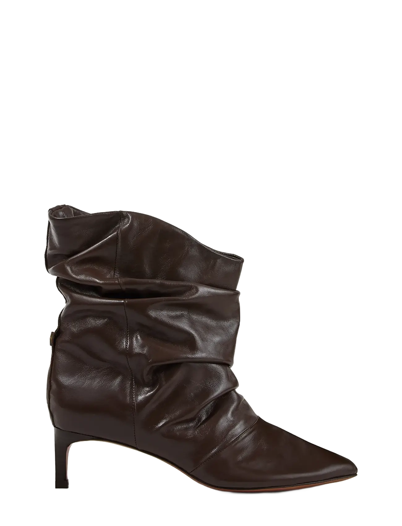 ba&sh LEATHER LOW COLIVIA ANKLE BOOTS - Igapäevane stiil - BROWN / brown