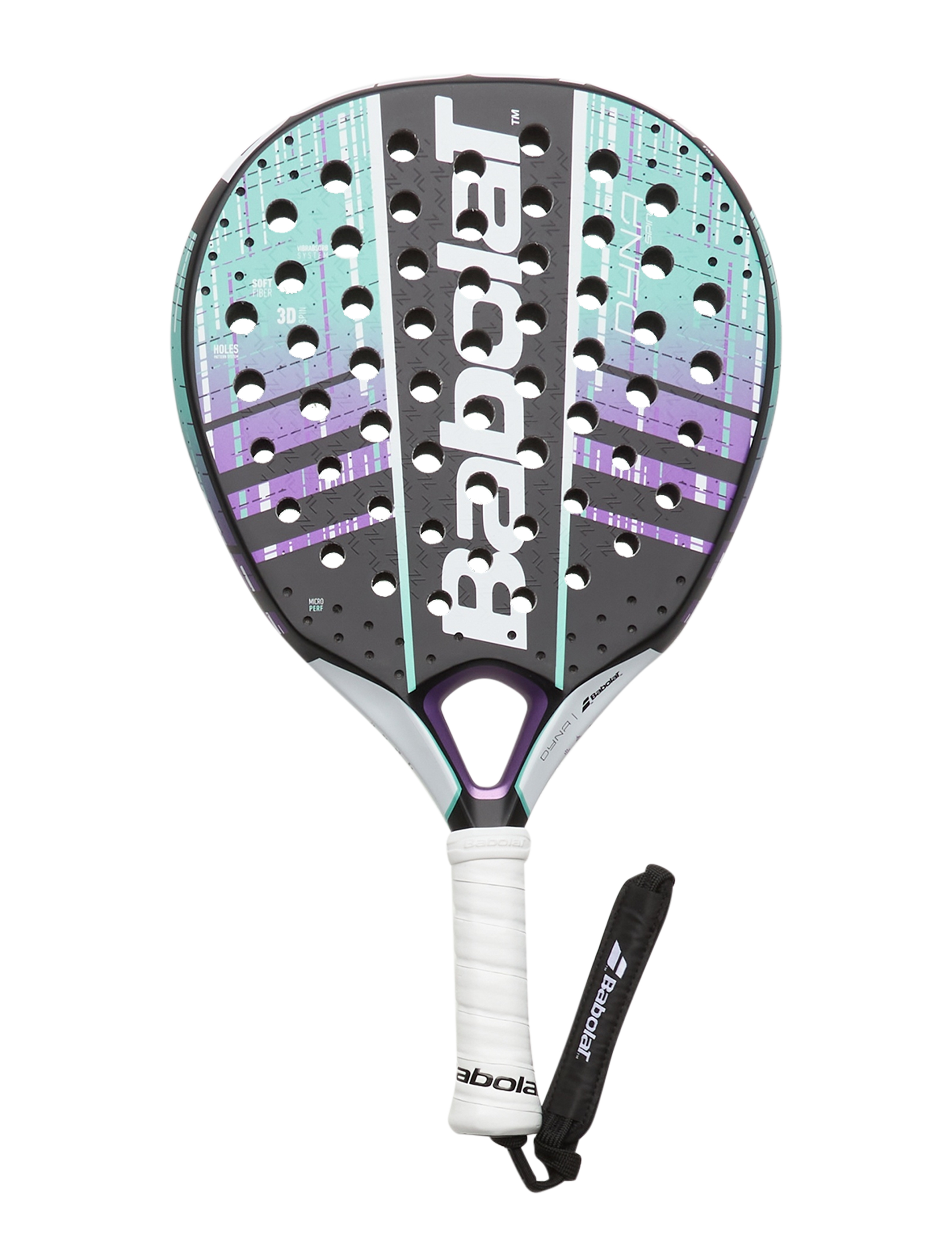 Babolat Spirit Dyna, Kvinder, Padel Bat, Multi/mønstret, Str: ONE SIZE