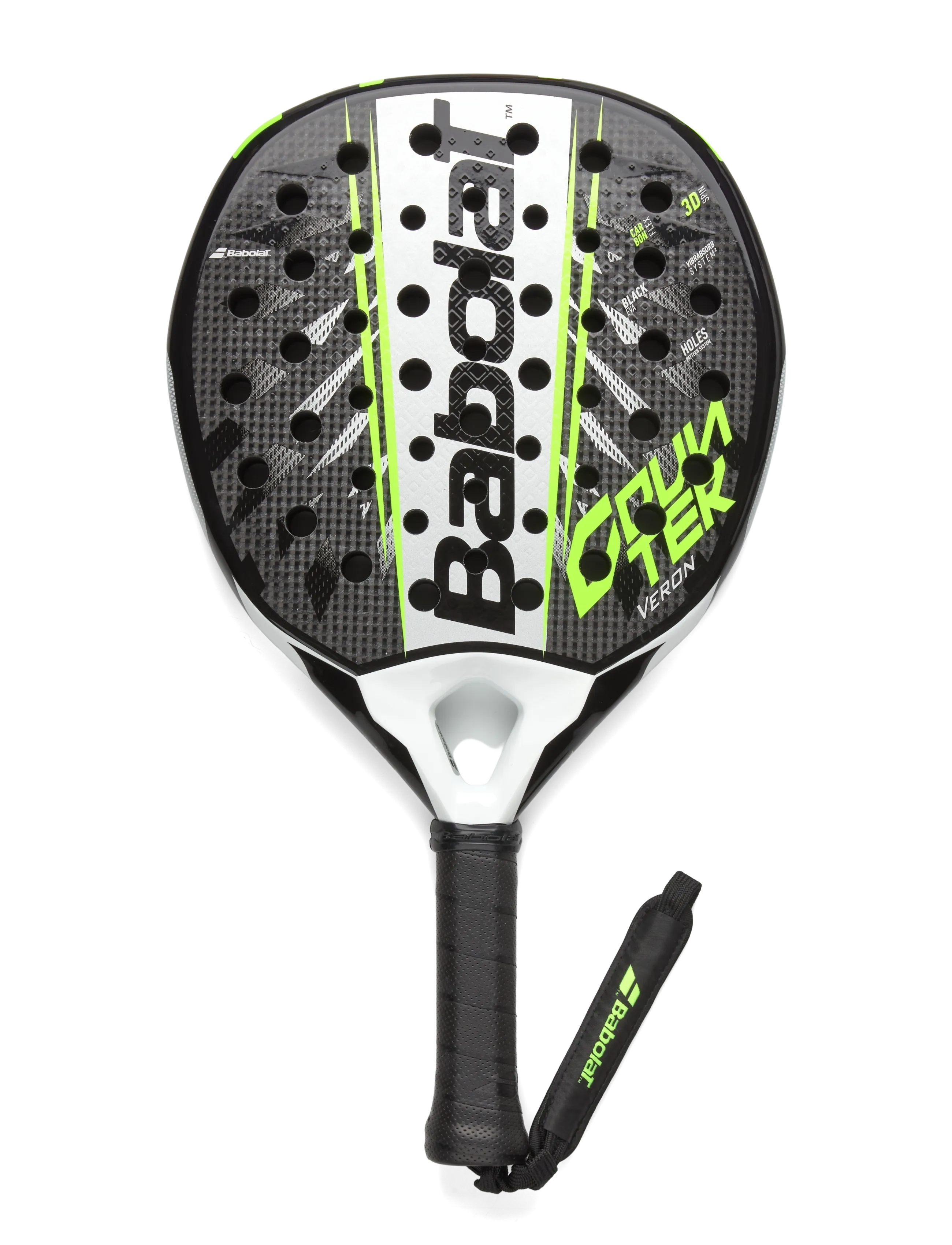 Babolat Counter Veron 2.6, One Size, Black, Sport Rackets & Equipment > Sport Padel Rackets, Herre