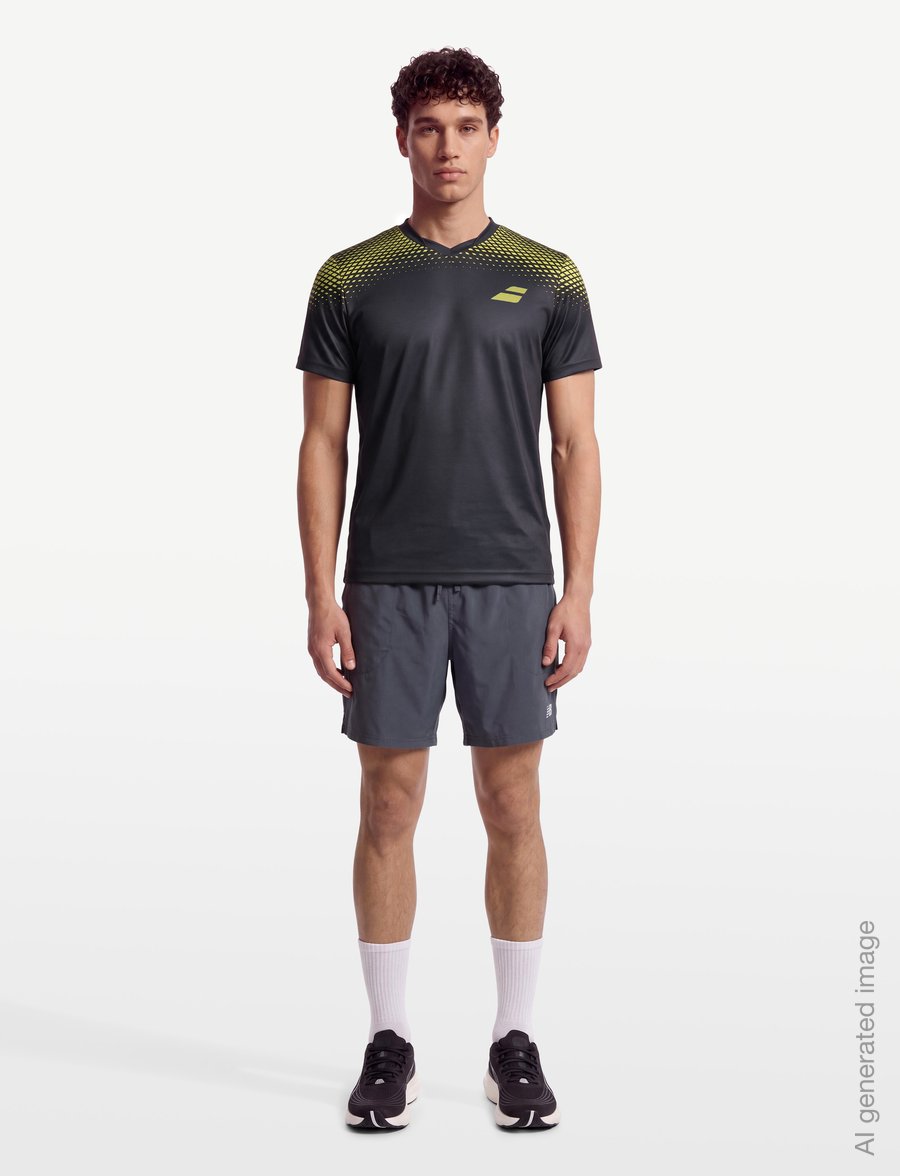 Babolat - Aero Crew Neck Tee - t-shirts - grey/aero - 0