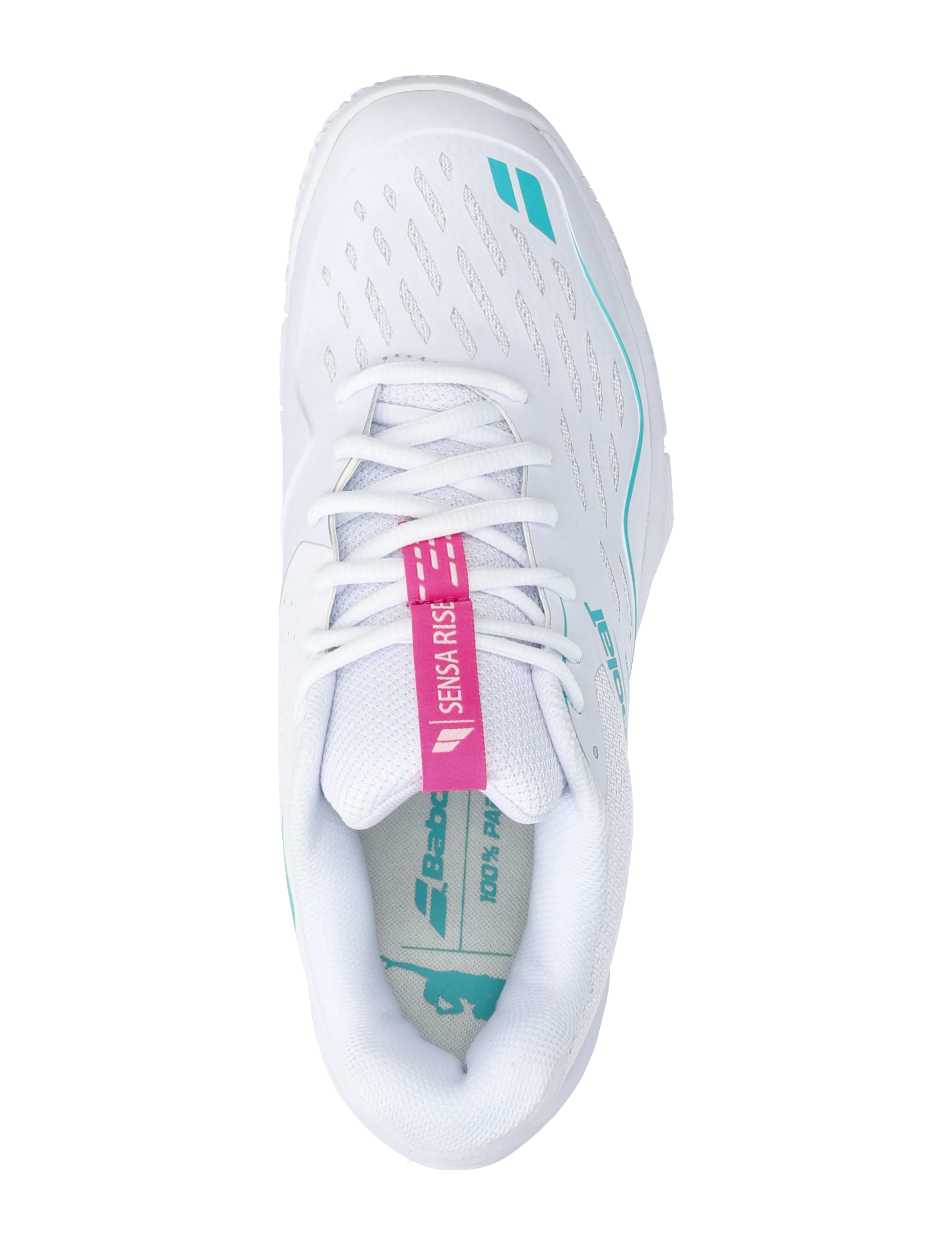 Babolat - Sensa Rise Women - padel shoes - white/rhodamine red - 3