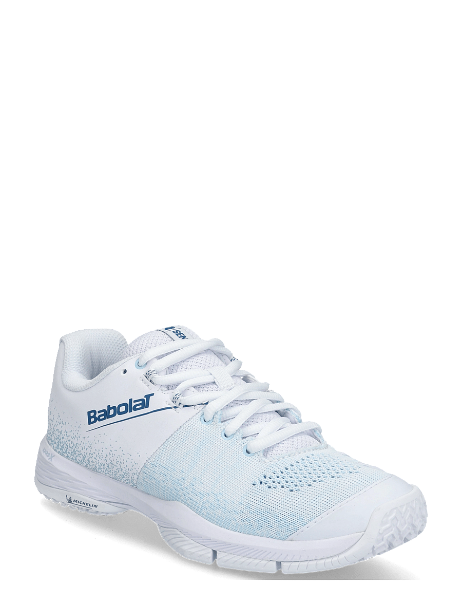 Babolat - Sensa Women - padel-schuhe - white/ cool blue - 0