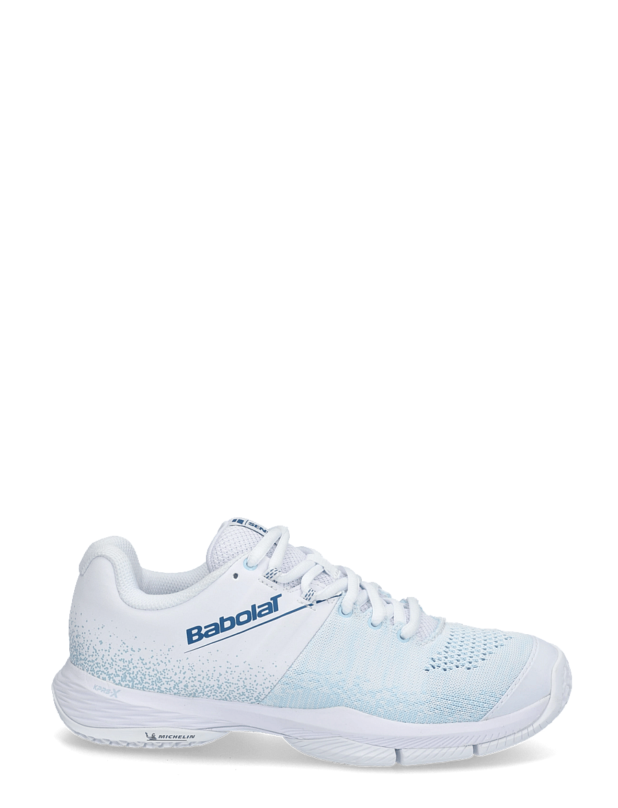 Babolat - Sensa Women - padel-schuhe - white/ cool blue - 2
