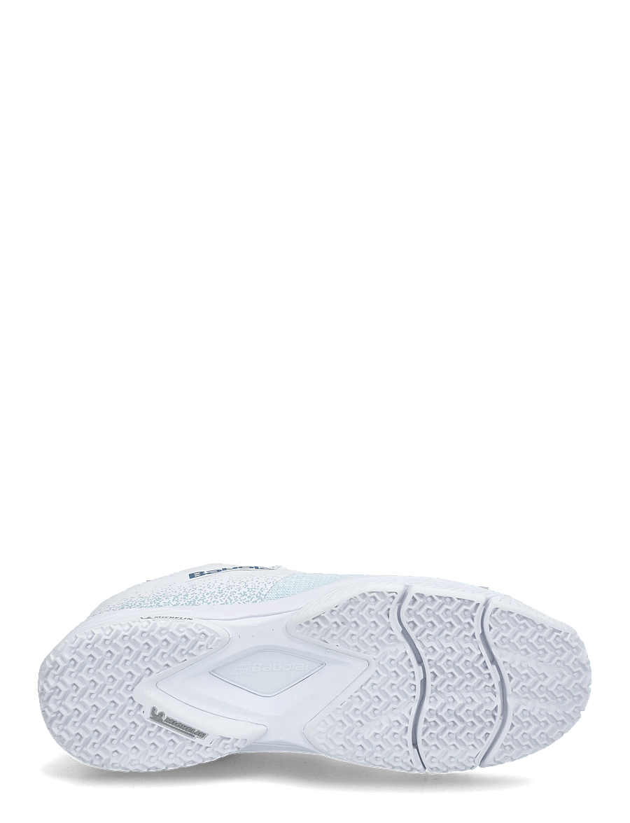 Babolat - Sensa Women - buty do padla - white/ cool blue - 4