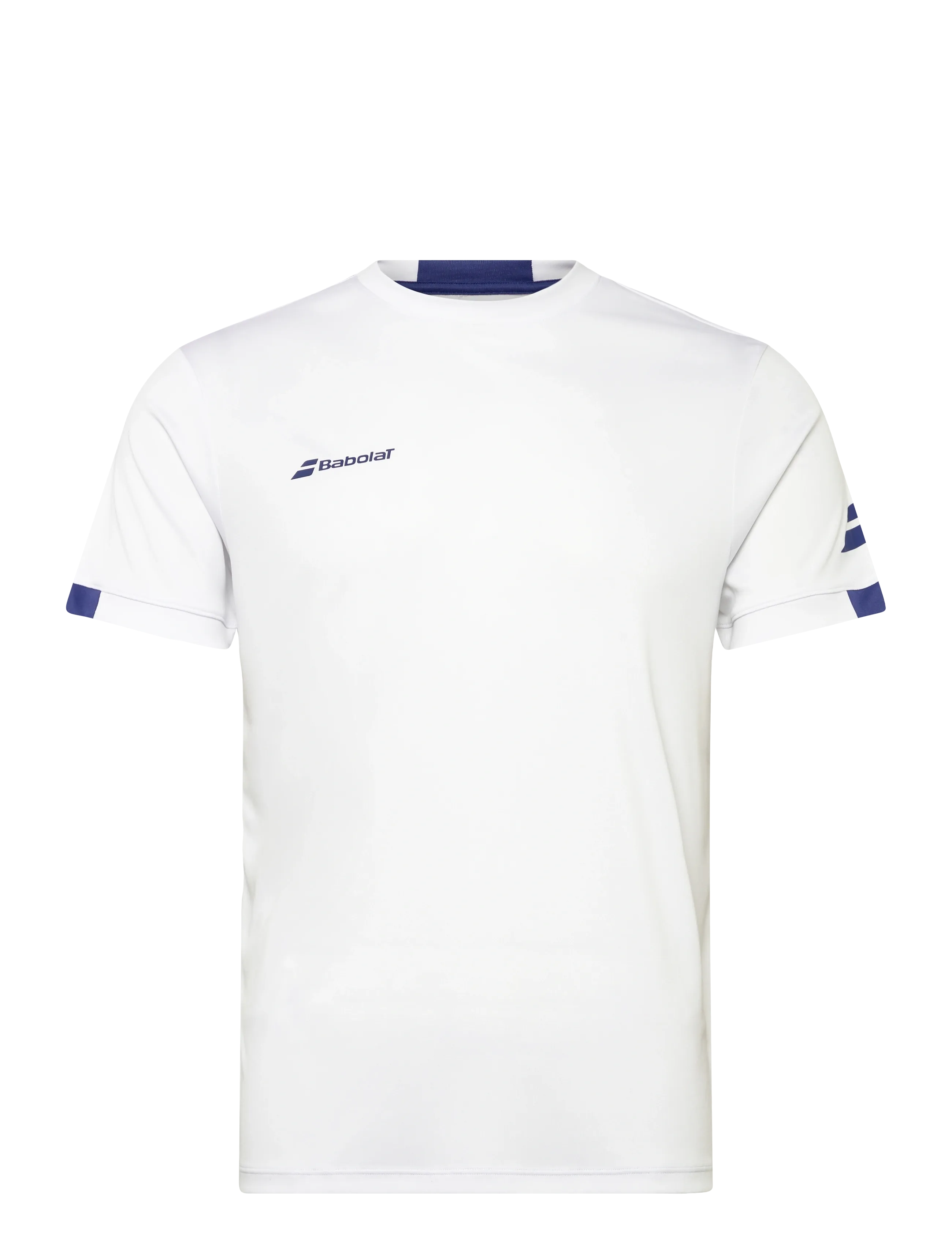 Babolat Play Crew Neck Tee Men - Vis alt - WHITE/WHITE / white