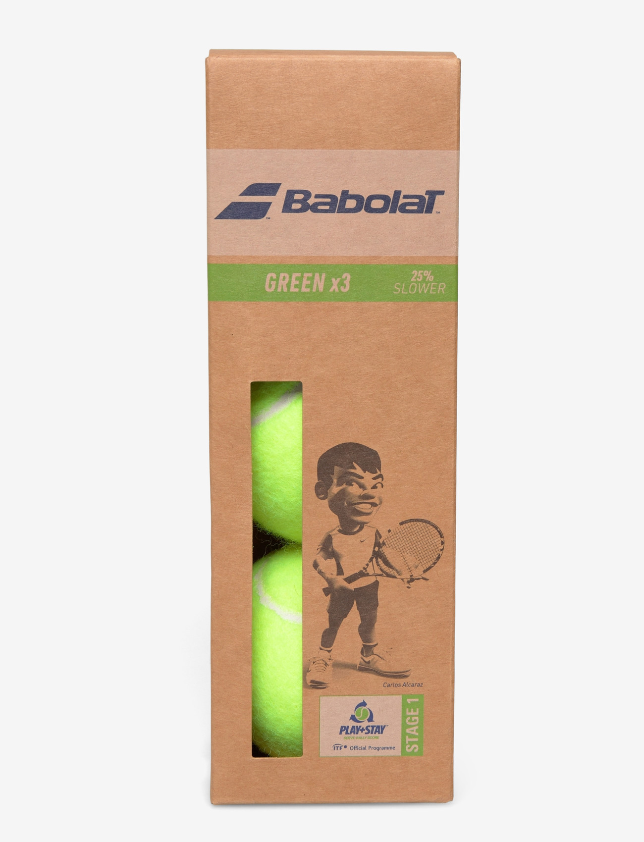 Babolat - Green 3-Pack - bälle und zubehör - yellow - 0