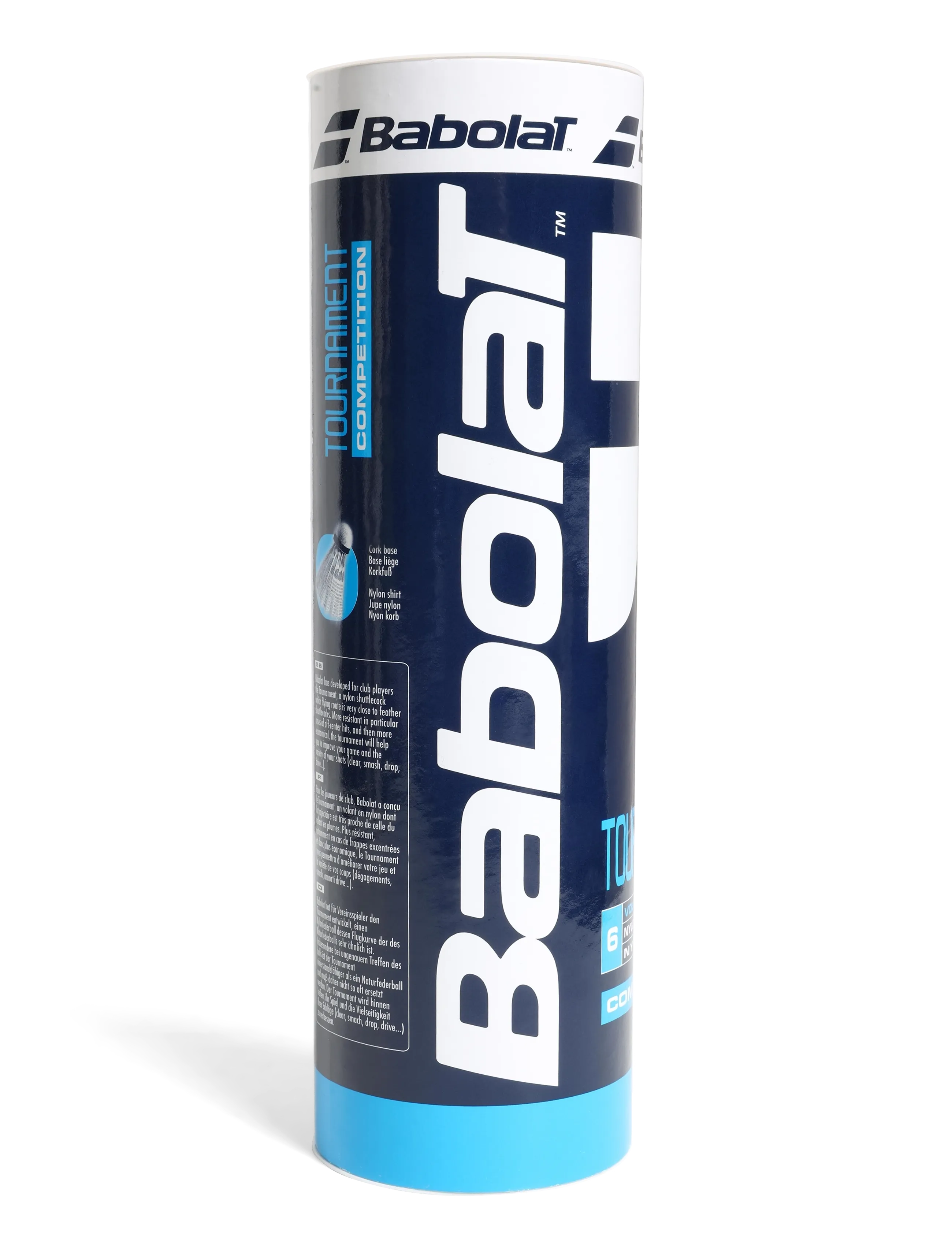 Babolat Tournament Nylon 6-Pack - Rackets & equipment - WHITE / white